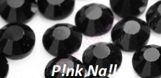 Kamínky na nehty Black ss12 100ks